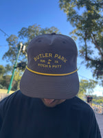 Load image into Gallery viewer, Chocolate/Yellow Rope Hat
