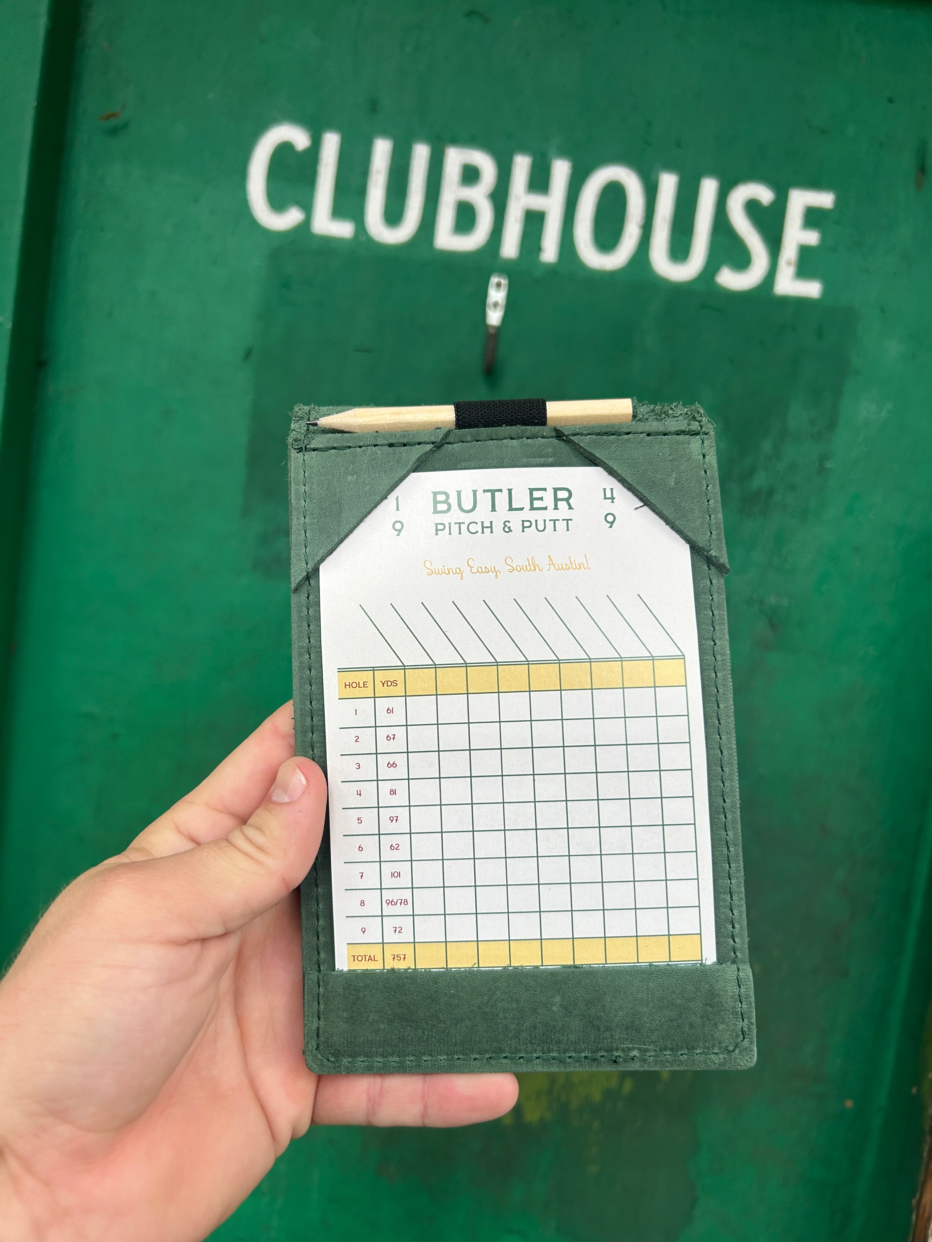 Scorecard Holder/Yardage Book