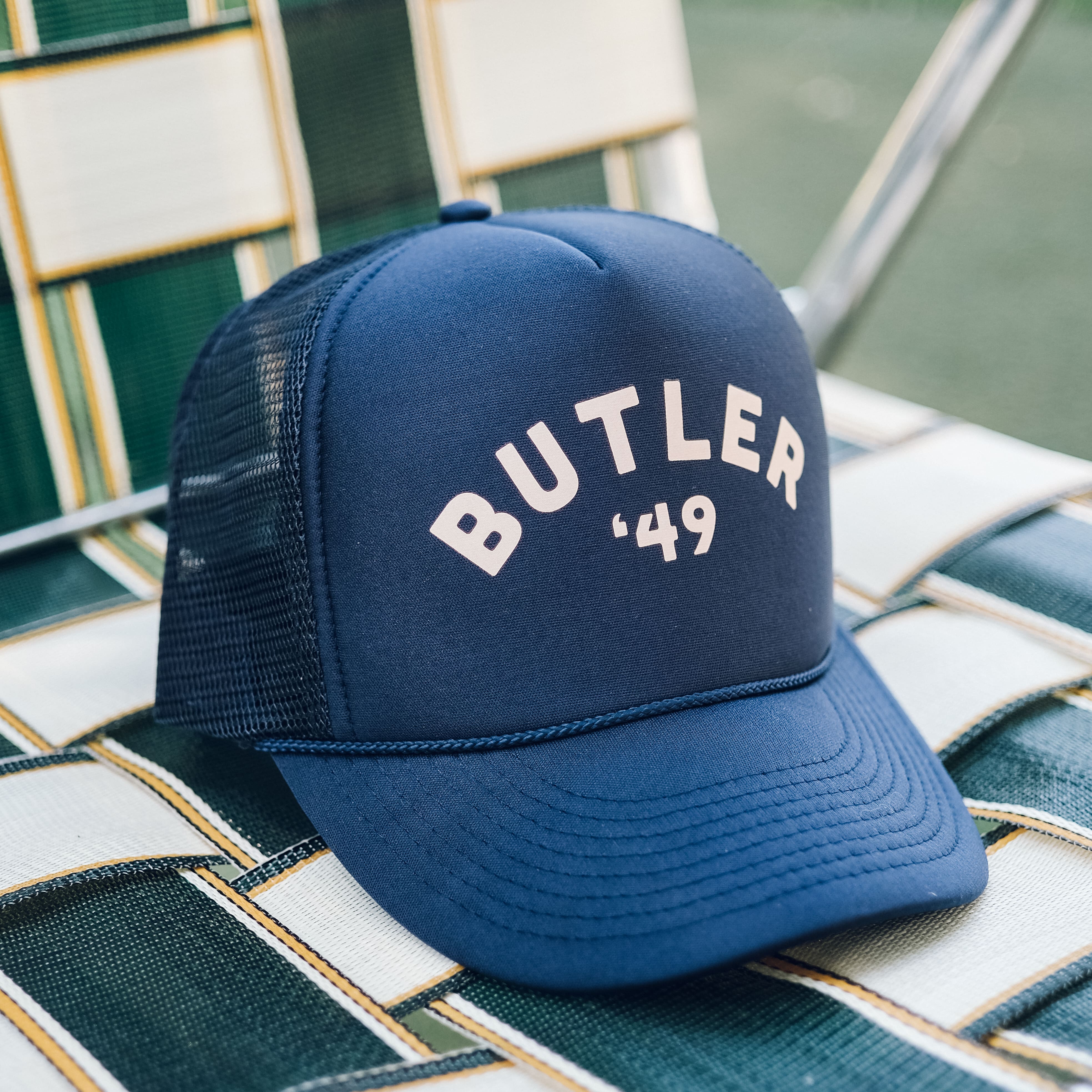 "Butler '49" Trucker Hat — Navy Blue